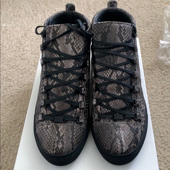 Balenciaga Python Arena Sneaker - Picture 1 of 9